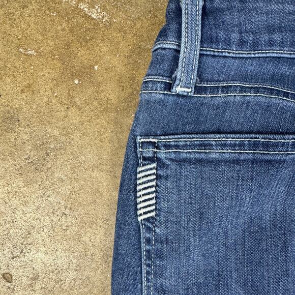 Paige Verdugo Ankle Jeans Women’s Size 27 Dark Wash Raw Hem Denim‎ Skinny - Picture 6 of 15